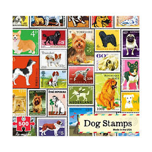 Dog Stamps - ReMarks puzzle collectible [Barcode 681410196981] - Main Image 1