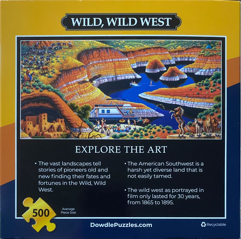 Wild, Wild West (PC) 💎 - Dowdle puzzle collectible [Barcode 671095205276] - Main Image 2