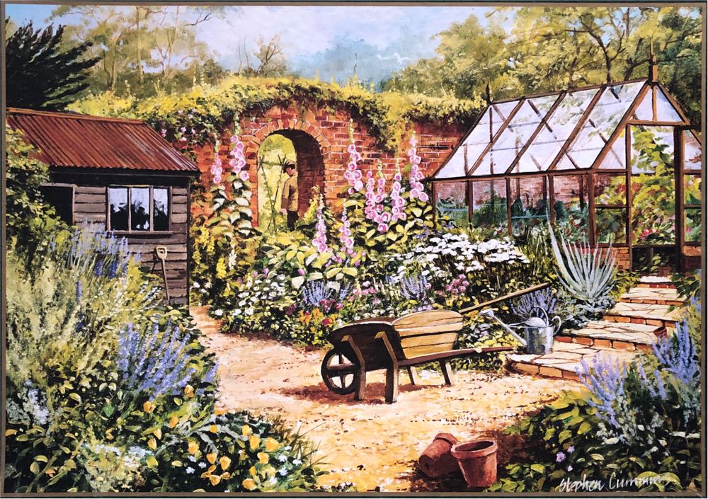 Garden Cuntry Country Garden Watching The Flowers Grow - Falcon de luxe puzzle collectible [Barcode 8710126157053] - Main Image 2