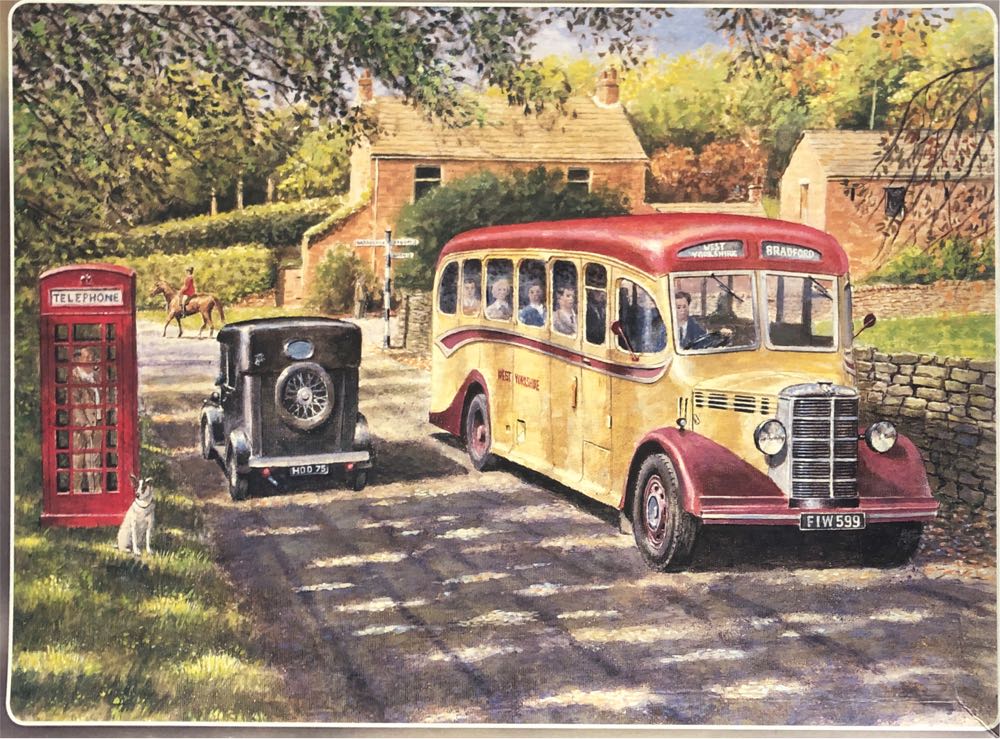 Bedford OB Bus (Saskia Lenen) - Falcon de luxe puzzle collectible [Barcode 8710126156056] - Main Image 2