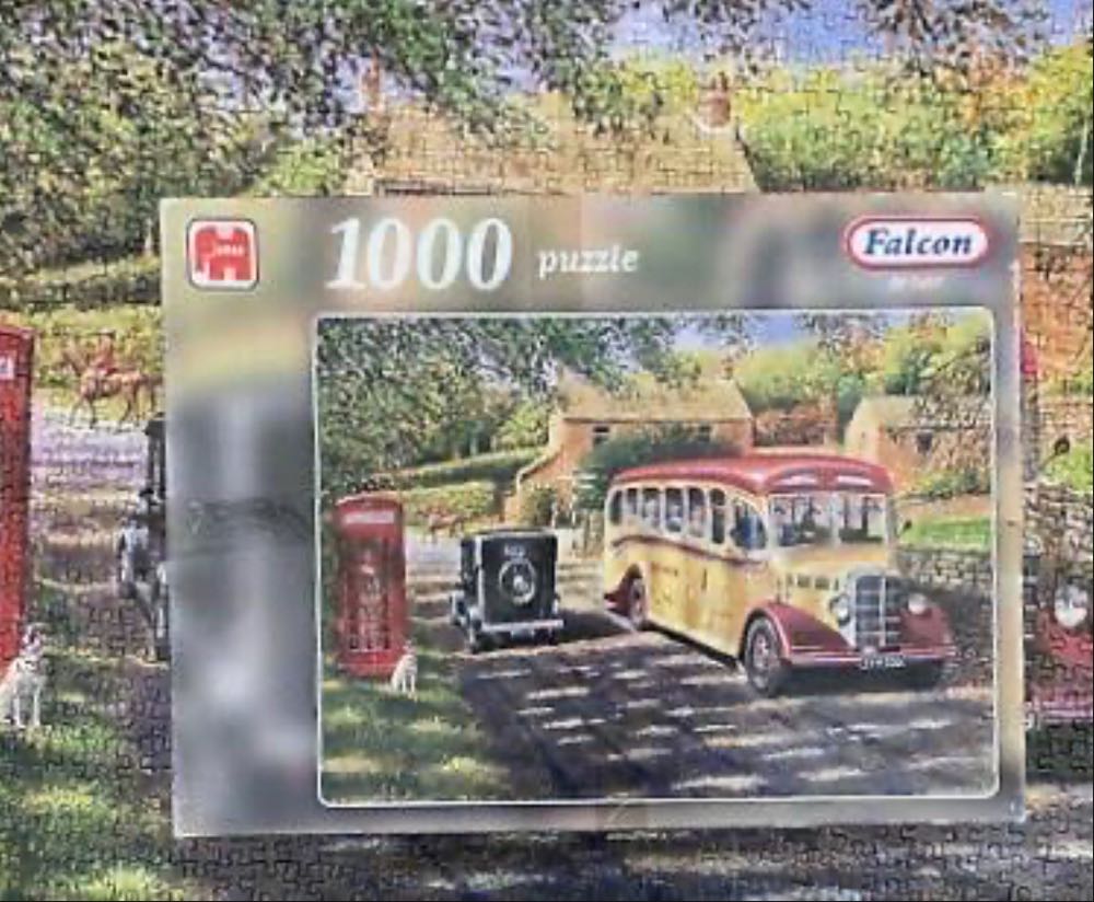 Bedford OB Bus (Saskia Lenen) - Falcon de luxe puzzle collectible [Barcode 8710126156056] - Main Image 4