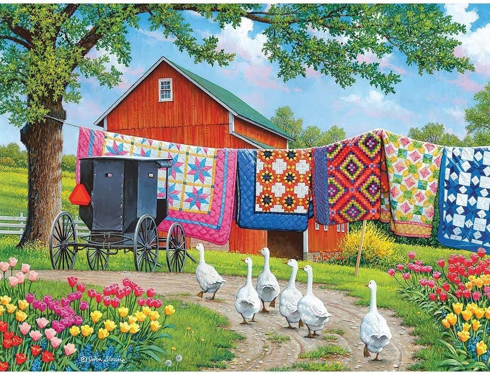 Plain And Fancy - Bits And Pieces puzzle collectible [Barcode 192949060549] - Main Image 2