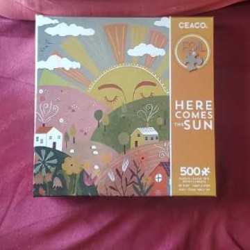 Here Come The Sun - Ceaco puzzle collectible [Barcode 021081241991] - Main Image 2