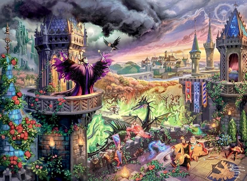 Disney - Thomas Kinkade: Maleficent - Ceaco puzzle collectible [Barcode 021081311007] - Main Image 3