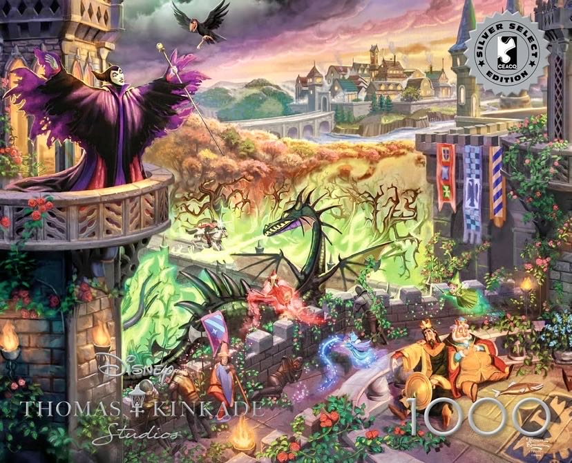 Disney - Thomas Kinkade: Maleficent - Ceaco puzzle collectible [Barcode 021081311007] - Main Image 4