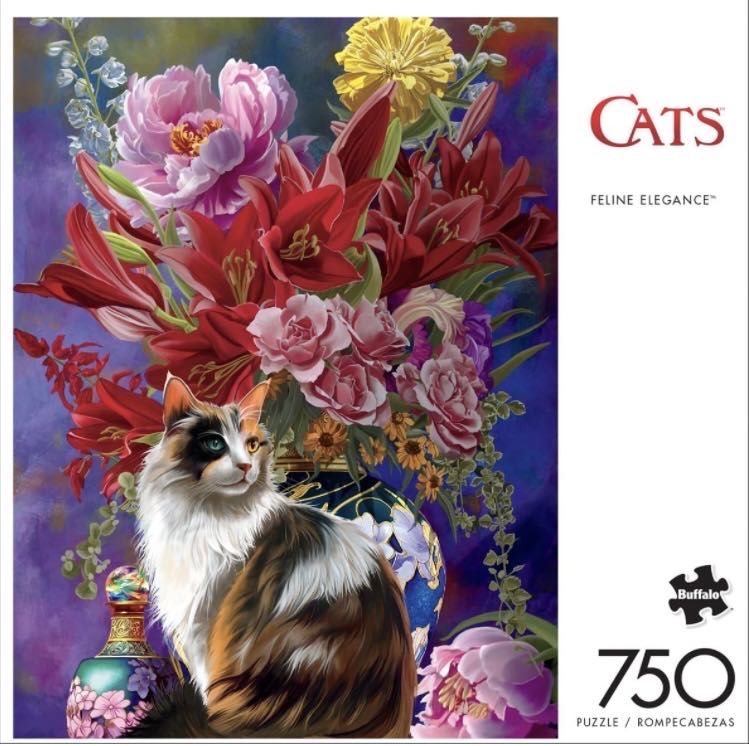 Cats: Feline Elegance — KEEP - Buffalo Games puzzle collectible [Barcode 079346173136] - Main Image 4
