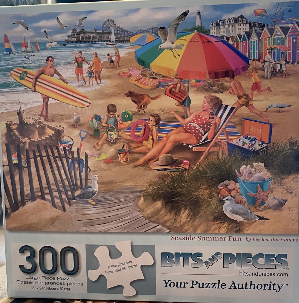 Seaside Summer - Bits & Pieces puzzle collectible [Barcode 192949066343] - Main Image 1