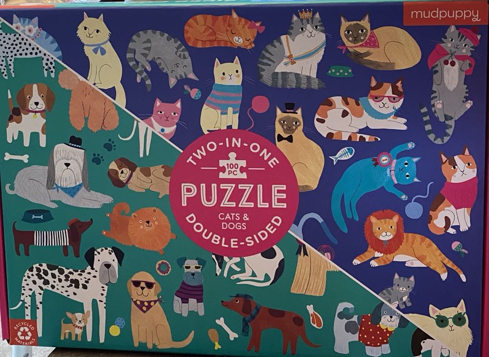 Cats And Dogs - Mudpuppy 🇺🇸 puzzle collectible [Barcode 9780735360730] - Main Image 2