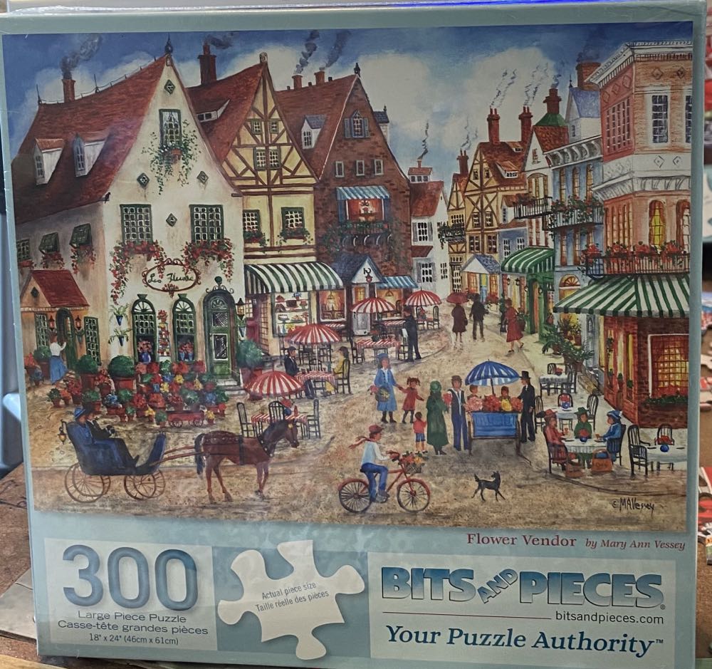 Flower Vendor - Bits And Pieces puzzle collectible [Barcode 192949073334] - Main Image 2