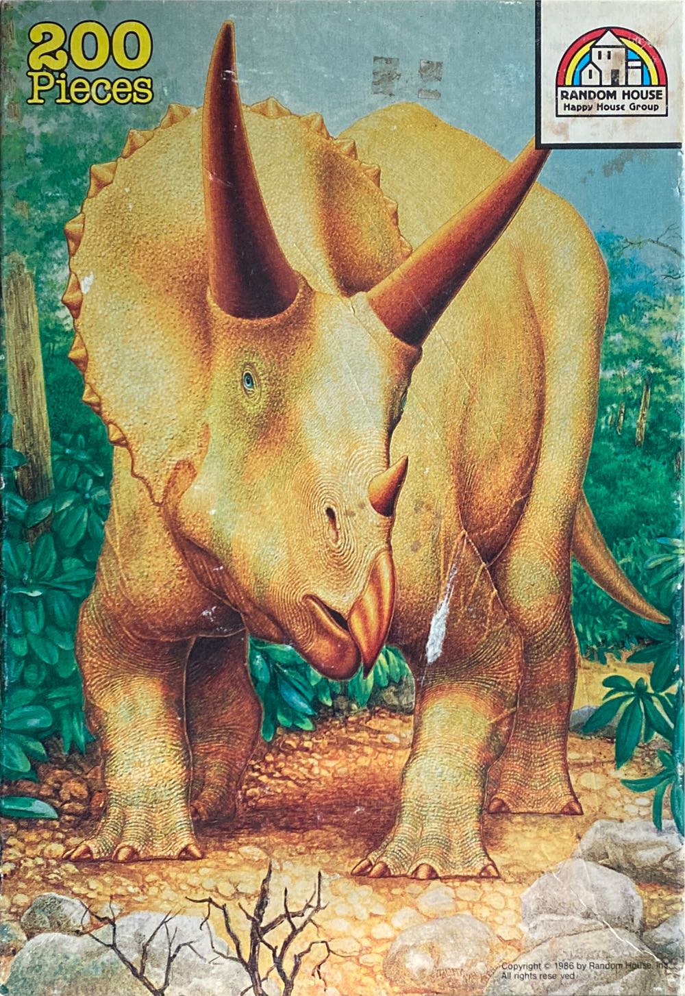 Triceratops - Random House puzzle collectible [Barcode 038457800225] - Main Image 1