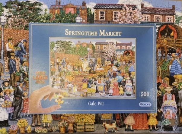 Springtime Market - Gibsons puzzle collectible [Barcode 5012269030235] - Main Image 4