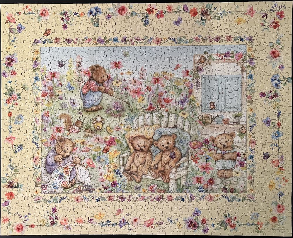 Mary’s Bears - In The Garden - Springbok puzzle collectible [Barcode 015012590845] - Main Image 2