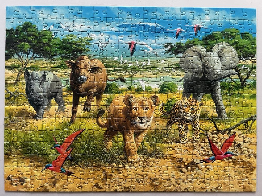 African Animal babies - Ravensburger puzzle collectible [Barcode 4005556132195] - Main Image 2