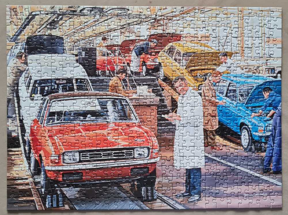 At Work: The Factory Worker - Ravensburger puzzle collectible [Barcode 4005556148172] - Main Image 2