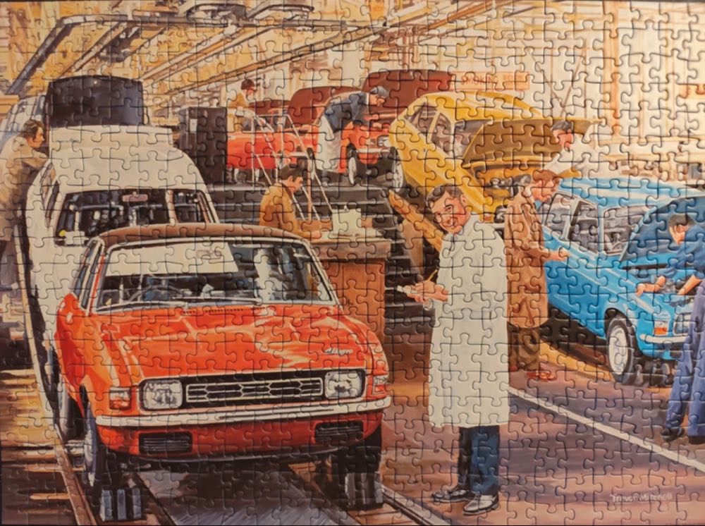 At Work: The Factory Worker - Ravensburger puzzle collectible [Barcode 4005556148172] - Main Image 3