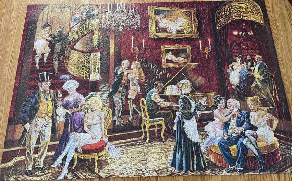 Gentleman’s Club - Masterpieces, Inc. puzzle collectible [Barcode 705988715495] - Main Image 2
