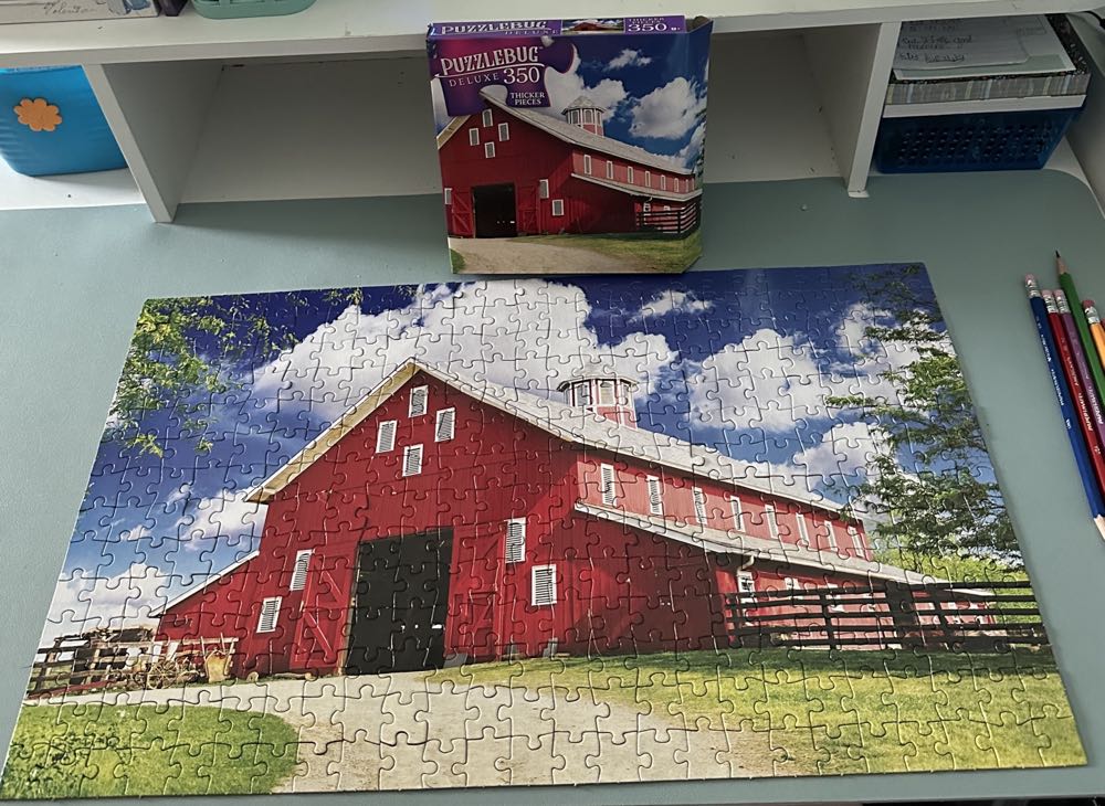 Big Red Barn - Cra-Z-Art puzzle collectible [Barcode 195464091500] - Main Image 2