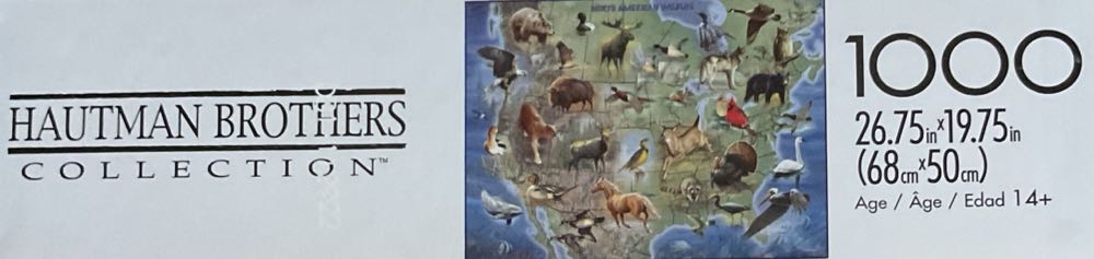 North American Wildlife (UV) From Nannie - Buffalo puzzle collectible [Barcode 079346131082] - Main Image 4