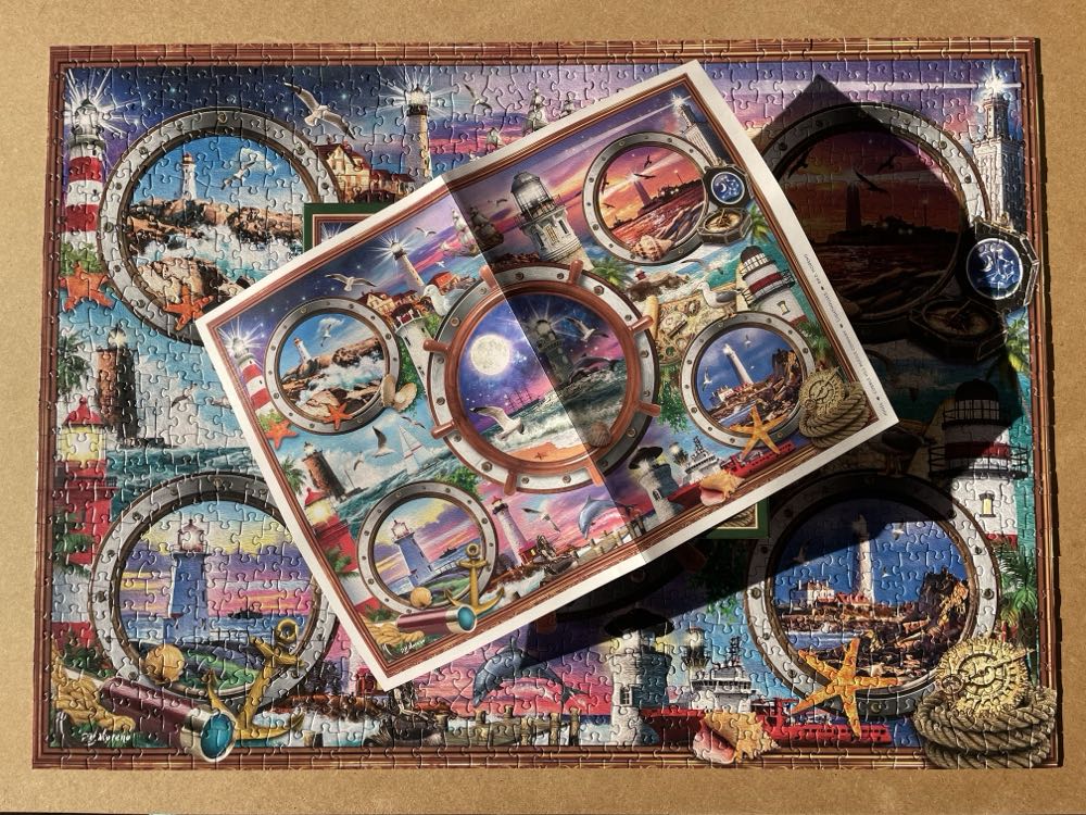 Cobble Hill Lighthouses - Cobble Hill puzzle collectible [Barcode 625012400350] - Main Image 4