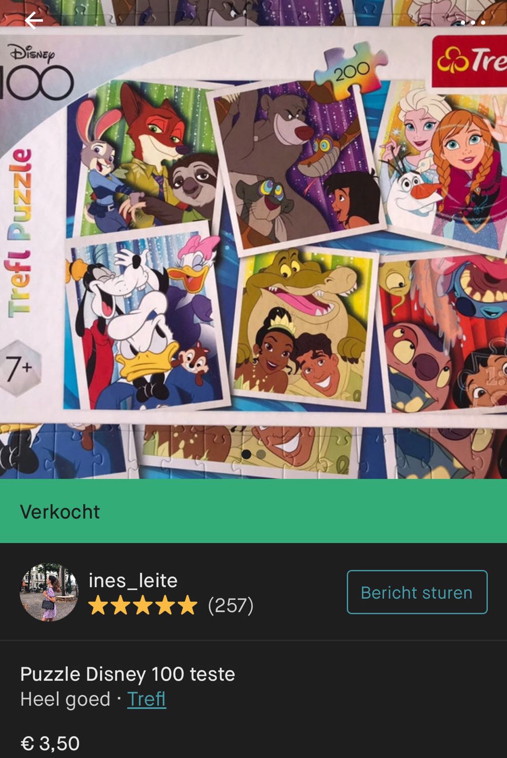 Disney Characters B - Trefl puzzle collectible [Barcode 5900511132991] - Main Image 2