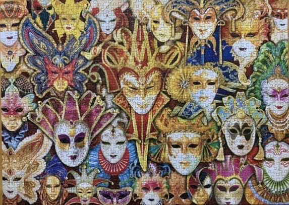 Venetian Mask NNG NMOL - EuroGraphics puzzle collectible [Barcode 0628136655347] - Main Image 3