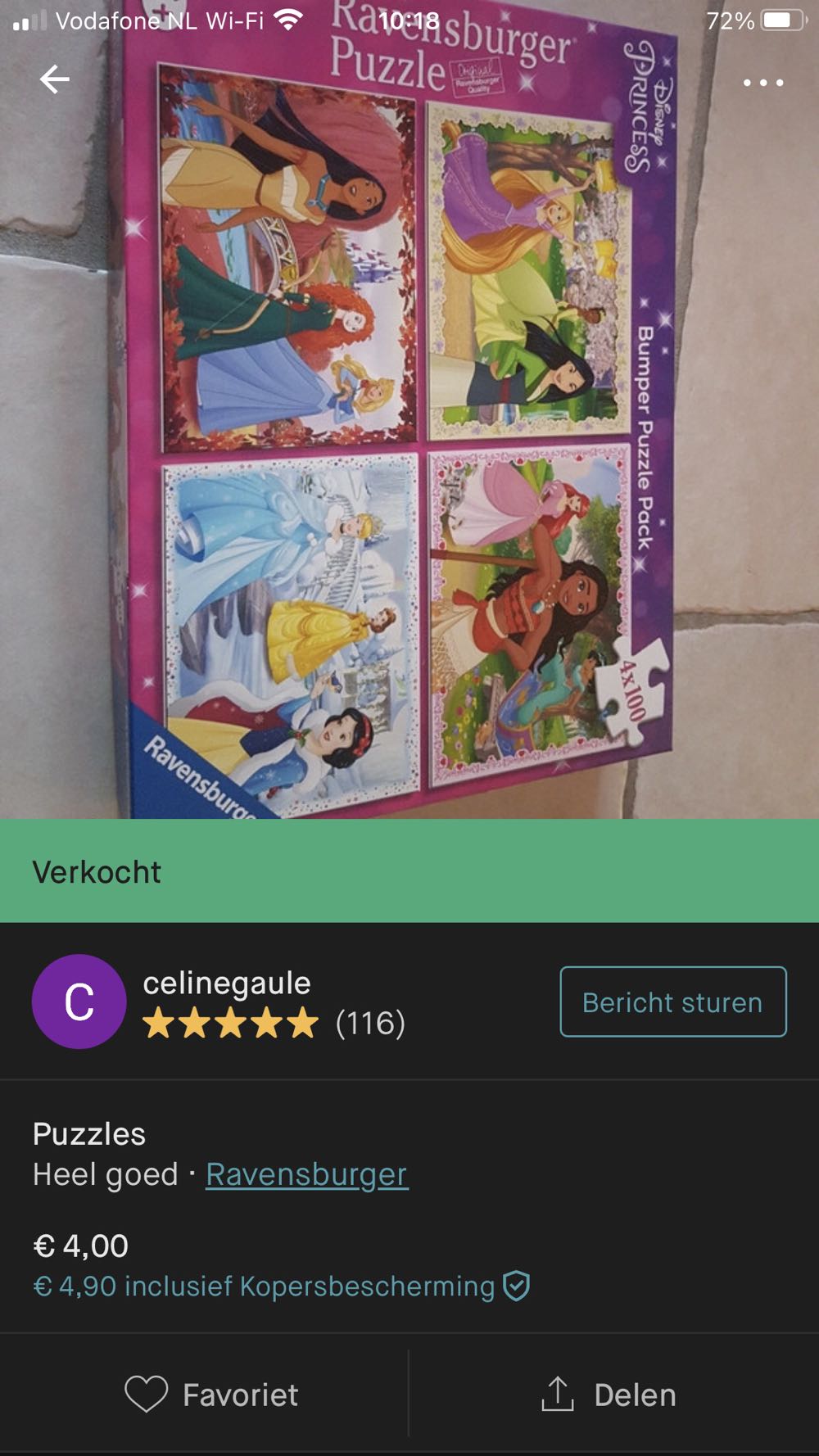 Disney Princesses 🟦 - Ravensburger puzzle collectible [Barcode 4005556052295] - Main Image 3