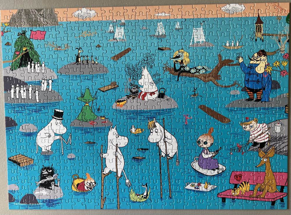 Moomin In Love - Yanoman puzzle collectible [Barcode 4979817060698] - Main Image 2
