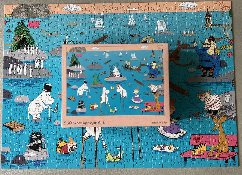 Moomin In Love - Yanoman puzzle collectible [Barcode 4979817060698] - Main Image 3