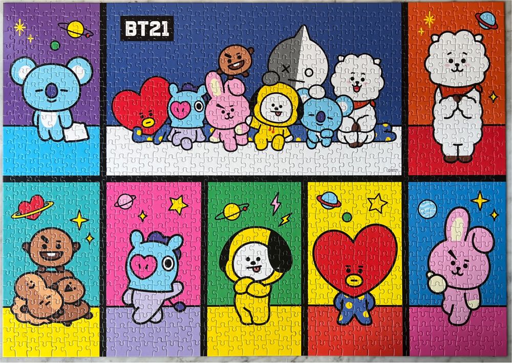 BT21 Line friends - Artbox puzzle collectible - Main Image 2