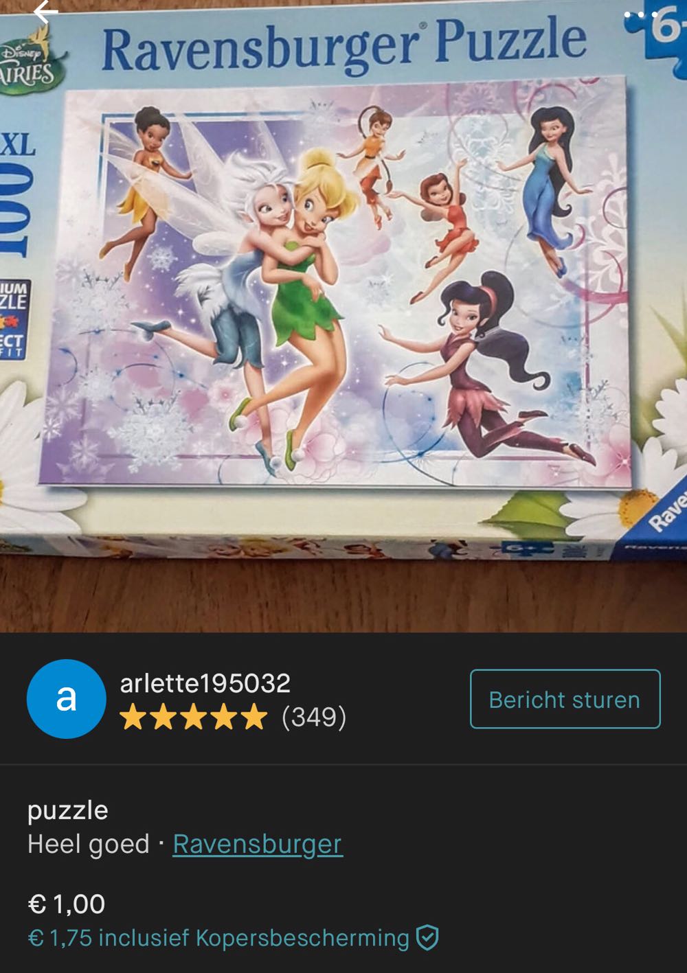 🌫️Disney Fairies World Of Wonderland (Verkocht) - Ravensburger puzzle collectible [Barcode 4005556108527] - Main Image 3