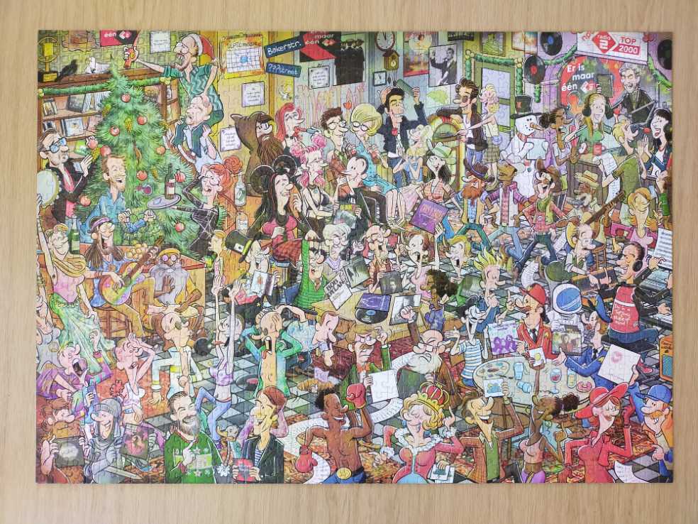 Top 2000. NPO Radio 2 - Denksport puzzle collectible [Barcode 9789493247925] - Main Image 2