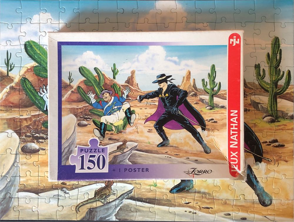 Zorro Le Combat 🟦 - Ravensburger/Nathan puzzle collectible [Barcode 3254775557307] - Main Image 4