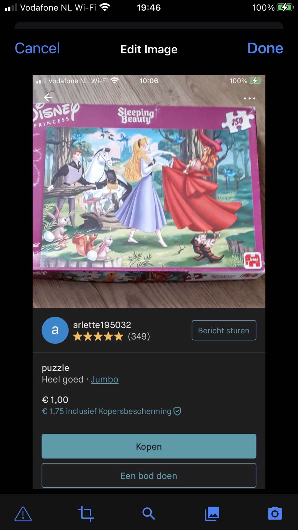 The Sleeping Beauty NMOL - Jumbo puzzle collectible - Main Image 2