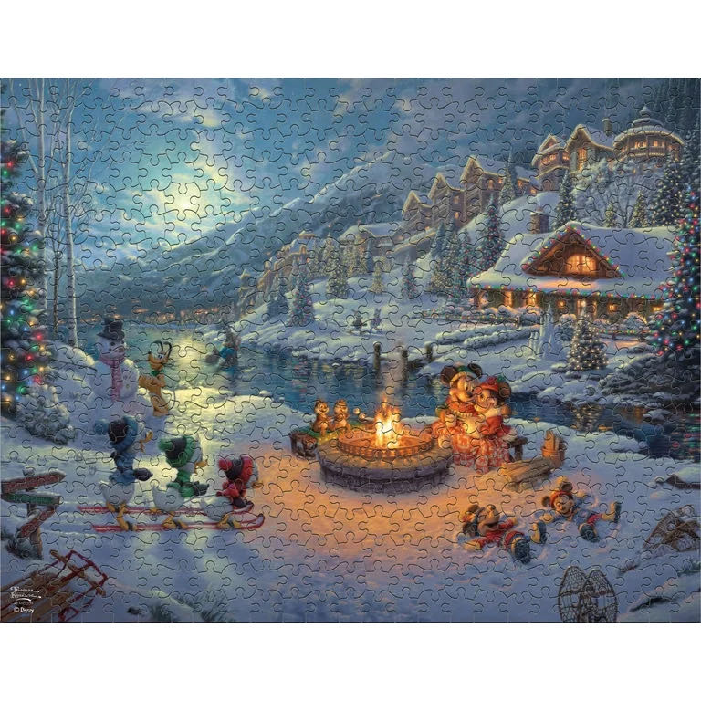 Disney Thomas Kinkade 4 Pack - Ceaco puzzle collectible [Barcode 021081036795] - Main Image 4