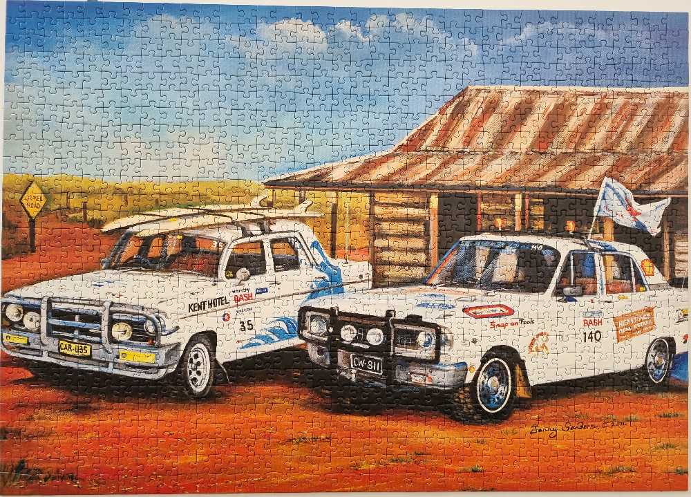 Outback Rally Rivals - Blue Opal puzzle collectible [Barcode 633793020223] - Main Image 2