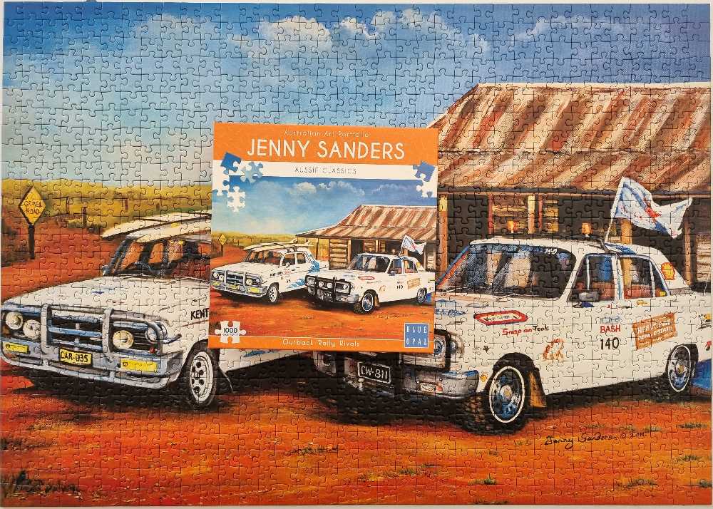 Outback Rally Rivals - Blue Opal puzzle collectible [Barcode 633793020223] - Main Image 3