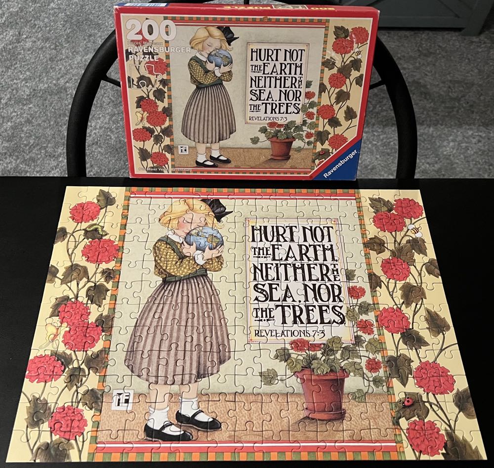 Hurt Not The Earth - SOLD - Ravensburger puzzle collectible [Barcode 4005556123957] - Main Image 3