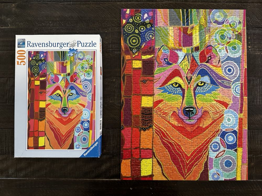 Mystical Wolf - Ravensburger puzzle collectible [Barcode 4005556143689] - Main Image 4