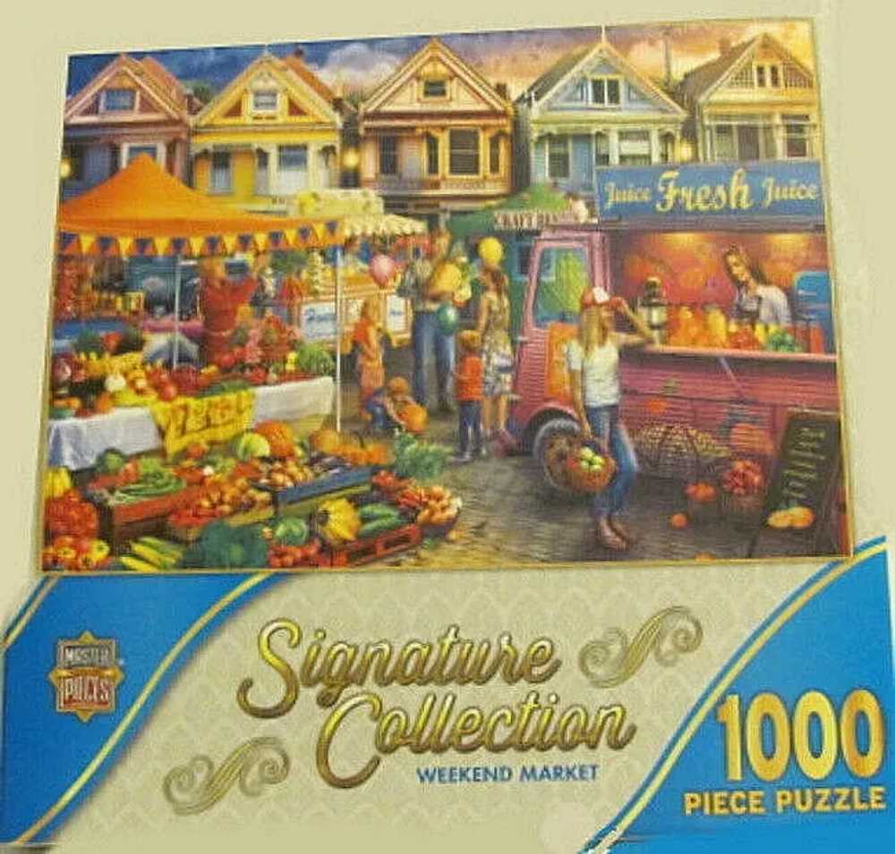 Weekend Market - Master Pieces puzzle collectible [Barcode 705988505485] - Main Image 1