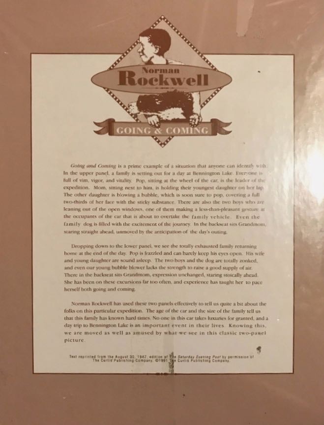 Going and Coming - Springbok (Vintage) puzzle collectible - Main Image 3