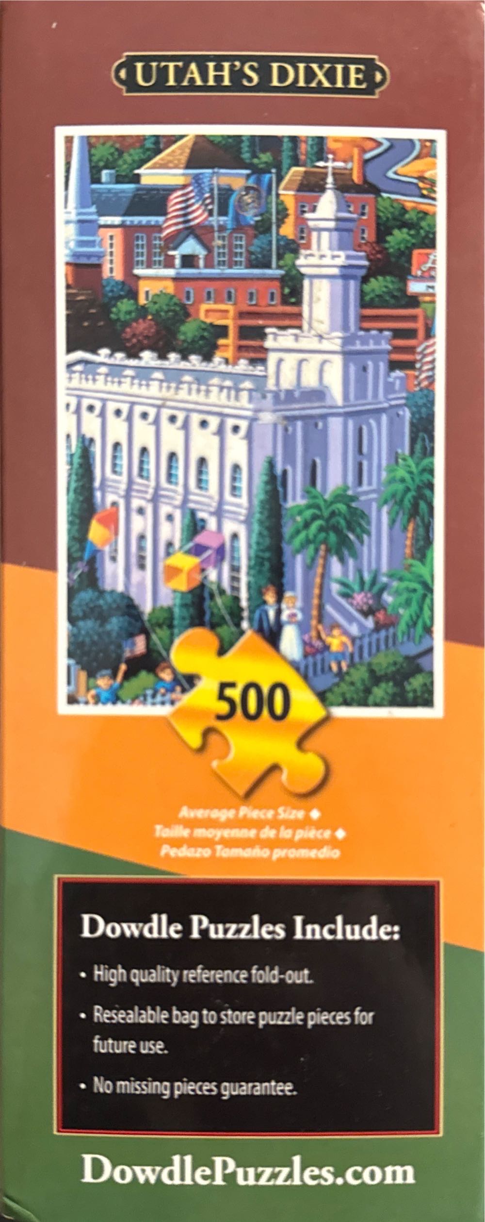 Utah’s Dixie - Dowdle Folk Art puzzle collectible - Main Image 3