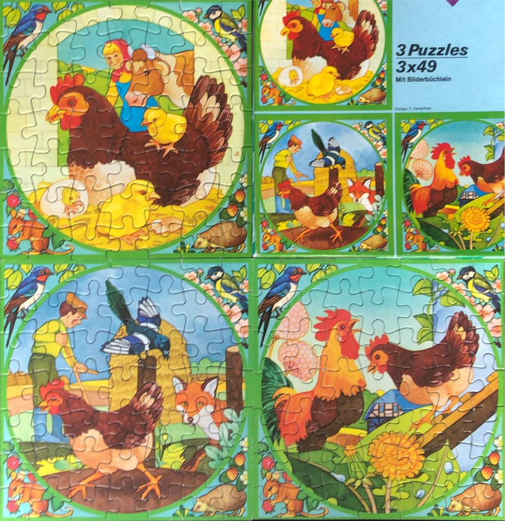 Het Kleine Bruine Kippetje🟦 - Pelikan puzzle collectible - Main Image 2