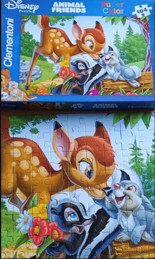 Animal Friends Bambi 🟦 - Clementoni puzzle collectible [Barcode 8005125274543] - Main Image 4