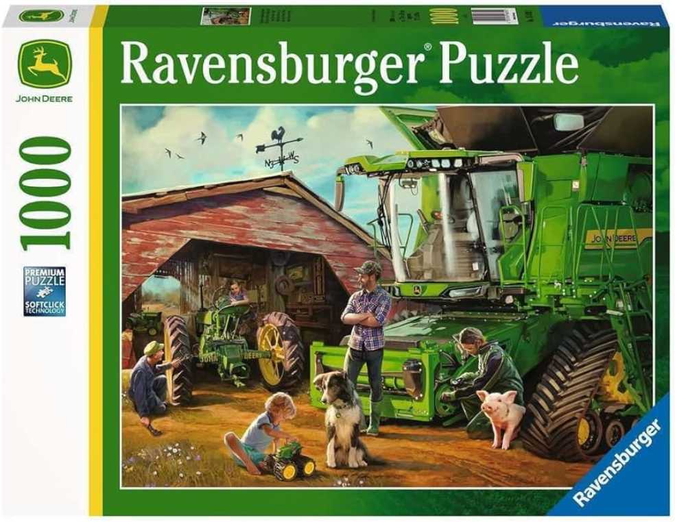 John Deere Then And Now BAC - $6 Or 3/$15📗 puzzle collectible [Barcode 4005556802692] - Main Image 2