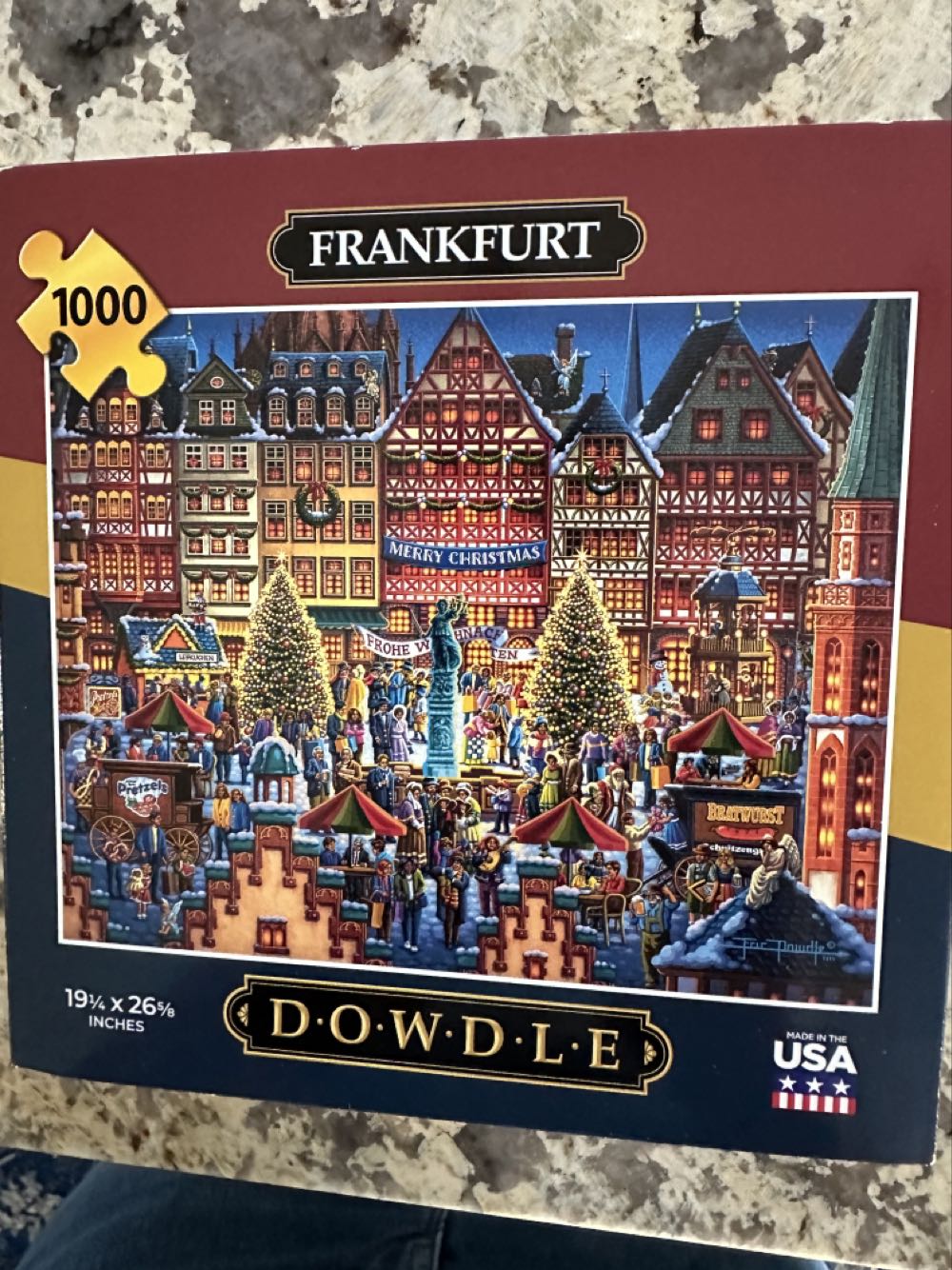 New York Puzzle Company Vintage Images Trains Across America Piece Jigsaw Puzzle