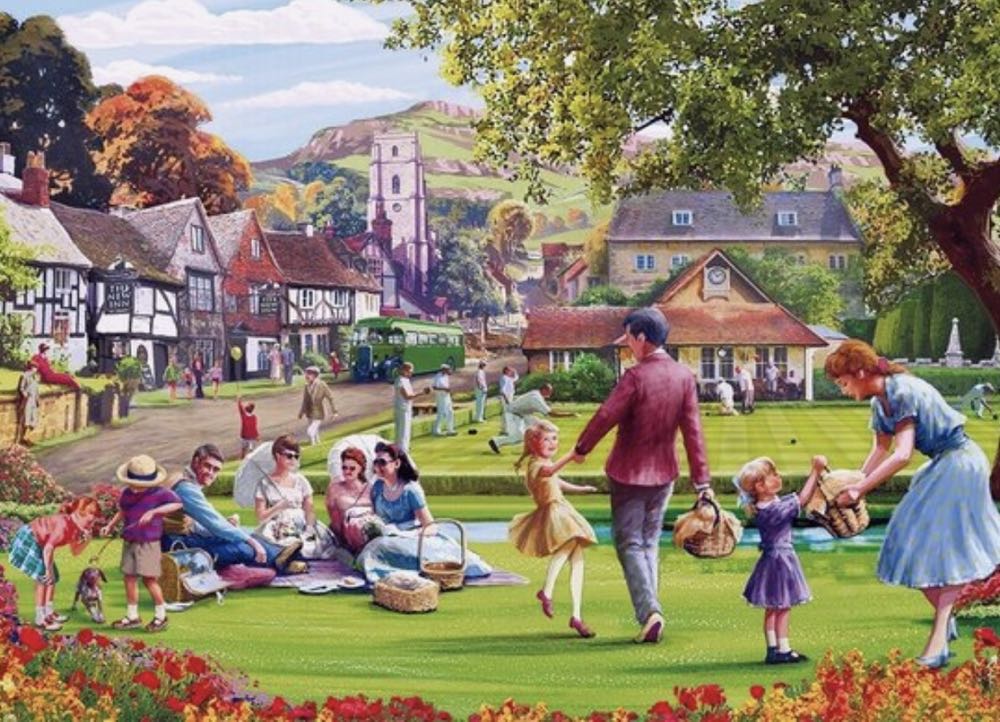 Picnic On The Green (📫Saskia Betaald 12-02-2026) - Gibsons puzzle collectible [Barcode 5012269035179] - Main Image 2