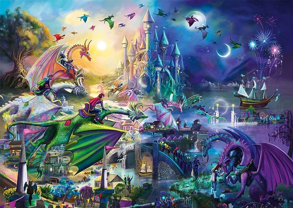 Night Dragon Competition - Schmidt puzzle collectible [Barcode 4001504575854] - Main Image 2