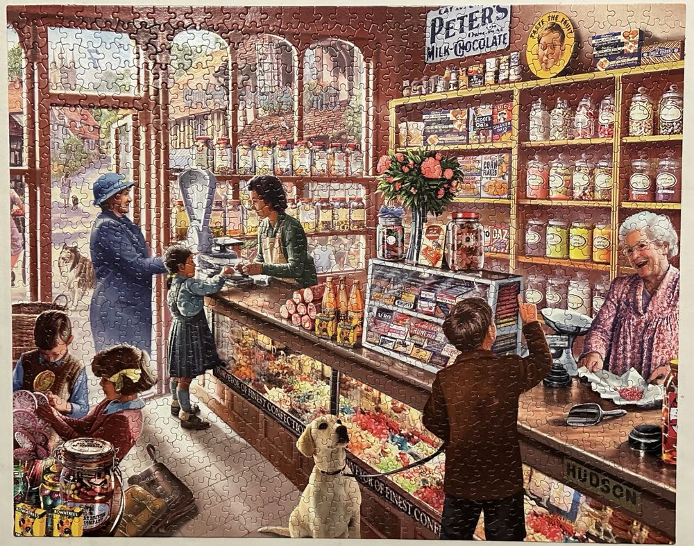 Old Candy Store Sold - White Mountain puzzle collectible - Main Image 2