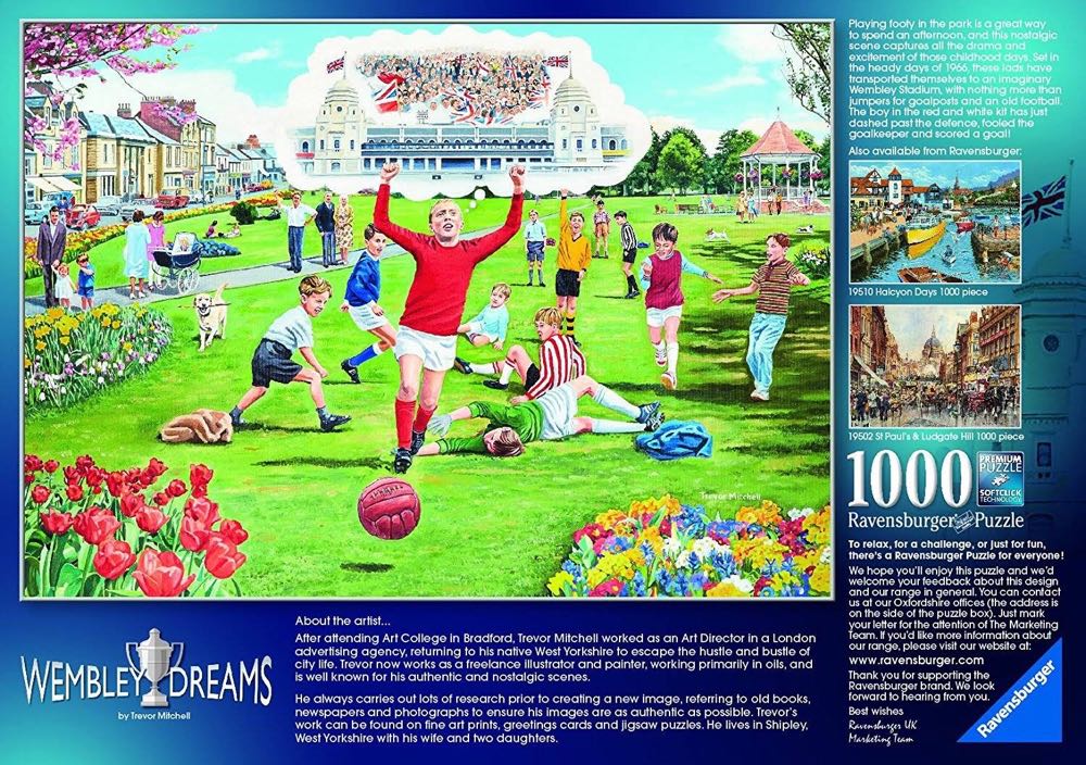 Wembley Dreams - Ravensburger puzzle collectible [Barcode 4005556194957] - Main Image 4