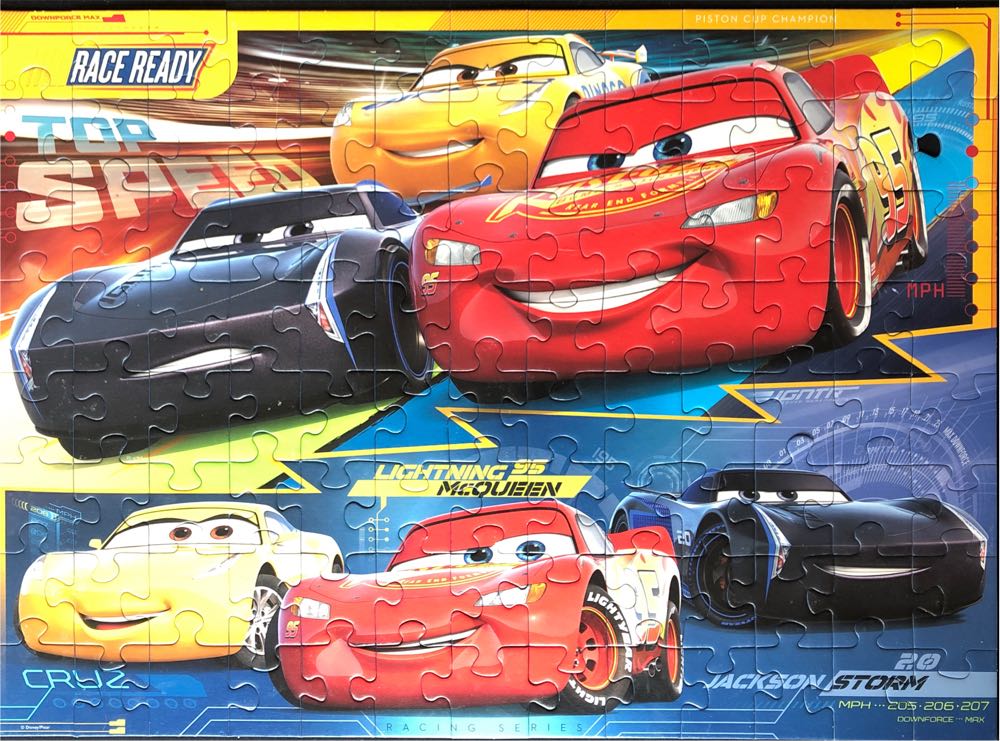 Cars Blazing Forward 🟦 - Ravensburger puzzle collectible [Barcode 4005556109616] - Main Image 3
